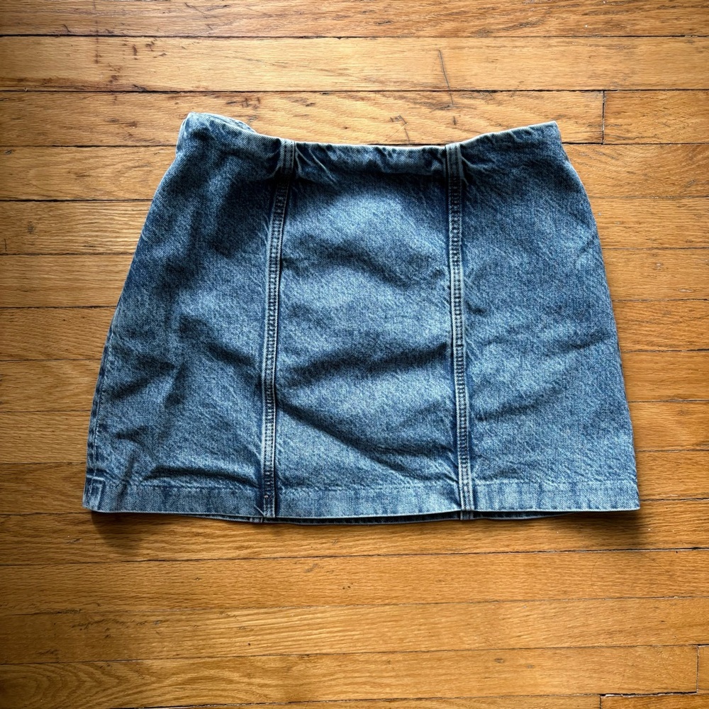 Divided Blue Denim Mini Skirt